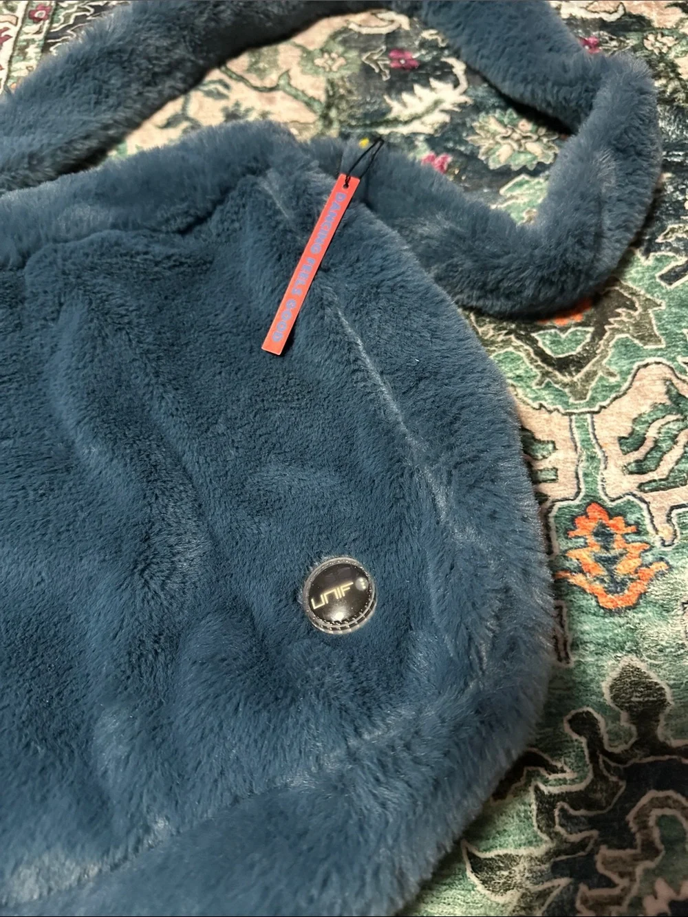 UNIF Faye Bag - Blue Fuzzy